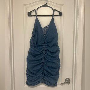 FashionNova - Denim Scrunchy Dress - 1X

NEW